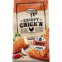 Een afbeelding van Mora Crispy chick'n spicy strips