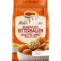 Een afbeelding van Mora Mini's rundvlees bitterballen