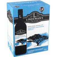 Een afbeelding van Lindeman's South Africa cabernet merlot doos