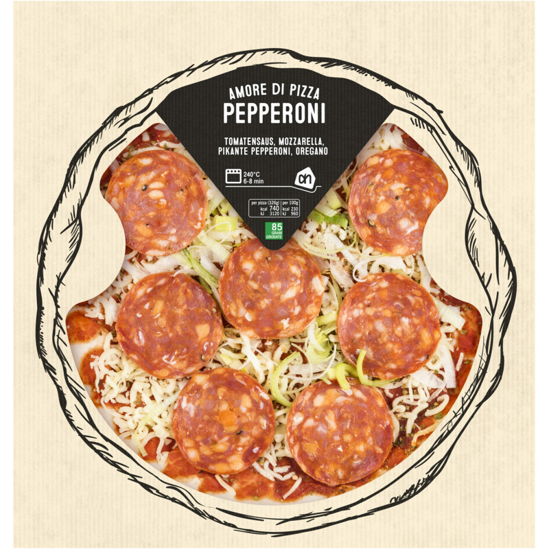 AH Verse pizza pepperoni 24cm reserveren | Albert Heijn