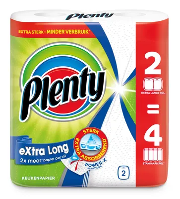 pdp-image-Plenty Keukenpapier maxirol 2 stuks