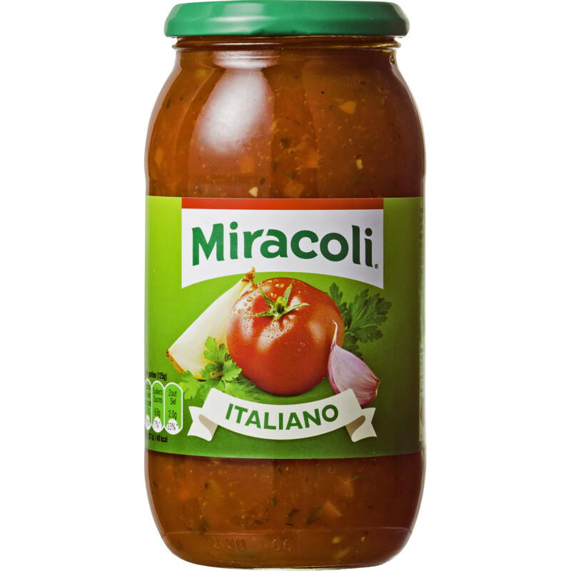 Een afbeelding van Miracoli Italiano Pastasaus  BEL