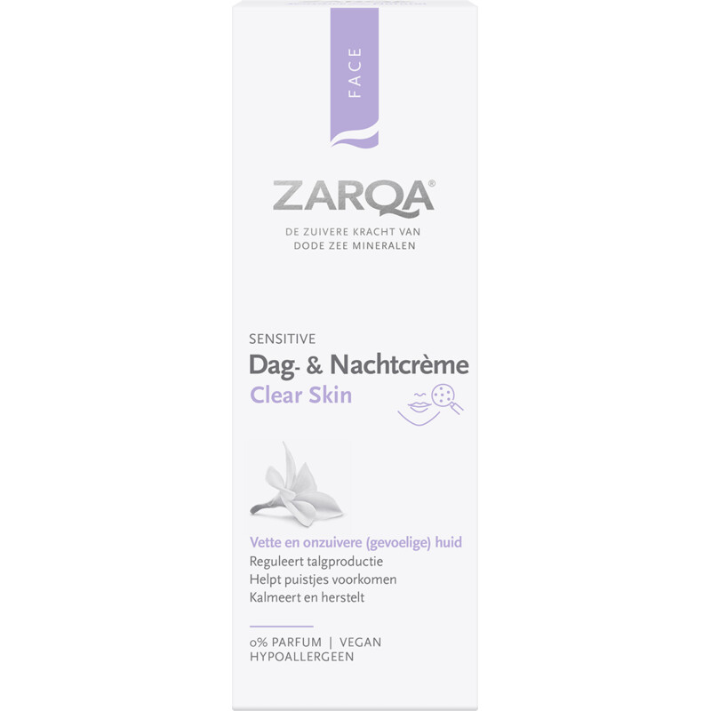 Zarqa Clear skin dag- en nachtcreme