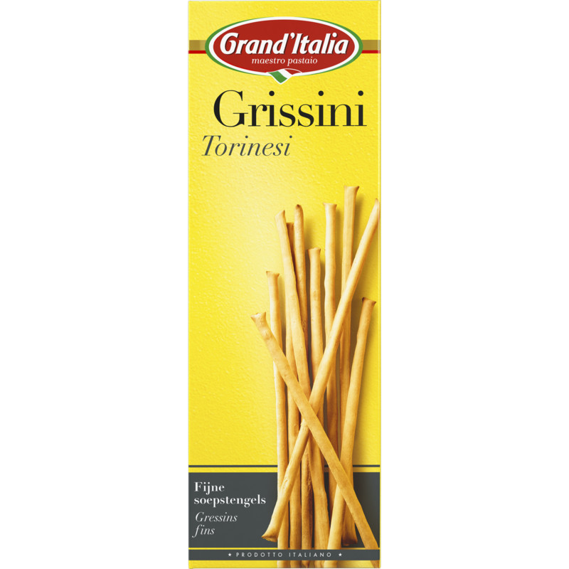 Een afbeelding van Grand' Italia Grissini torinesi soepstengels