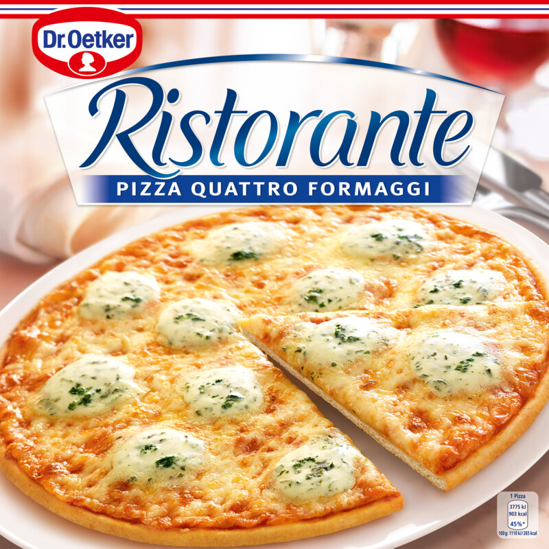 Een afbeelding van Dr. Oetker Ristorante pizza quattro formaggi