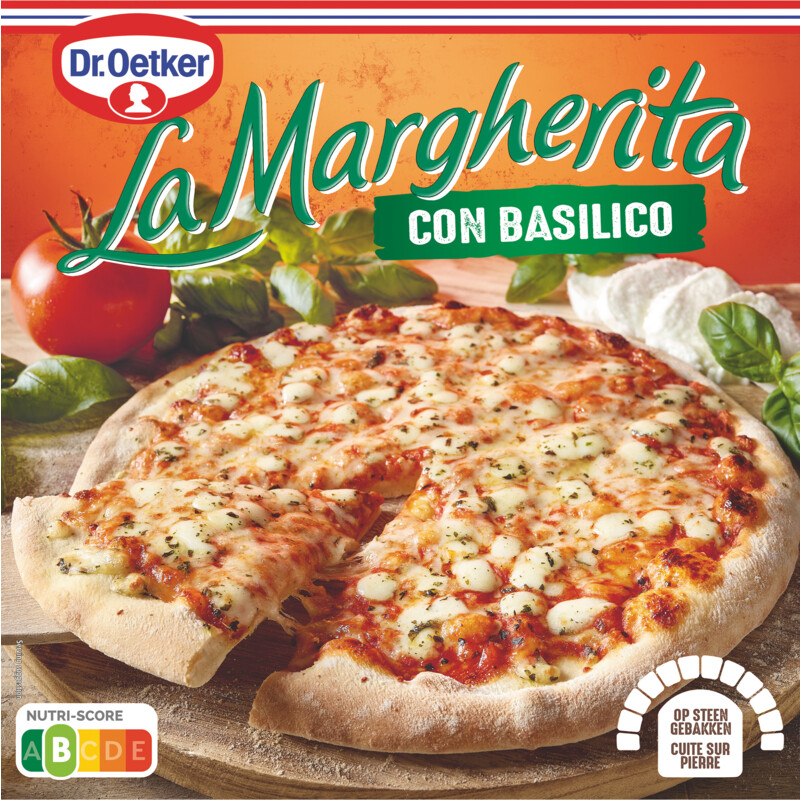 Een afbeelding van Dr. Oetker La margherita pizza con basilico