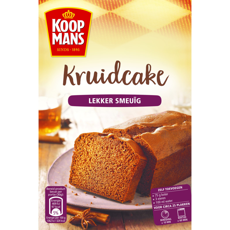 Een afbeelding van Koopmans Mix voor kruidcake