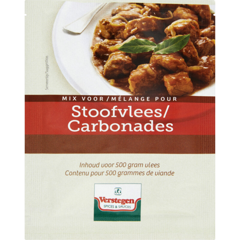Een afbeelding van Verstegen Sachet kruidenmix stoofvlees BEL