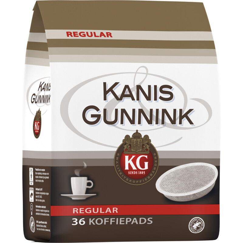 Een afbeelding van Kanis & Gunnink Regular koffiepads