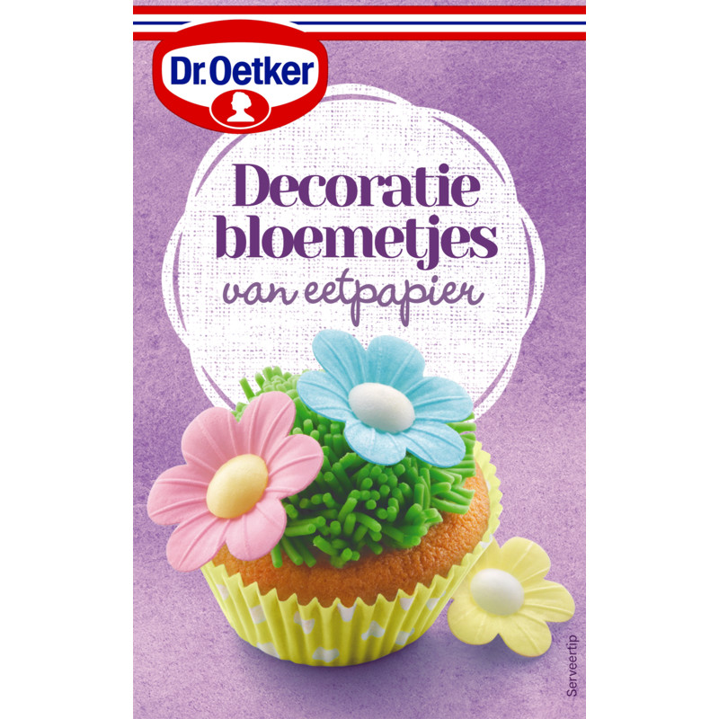 verkoper belegd broodje Plaats Dr. Oetker Decoratiebloemetjes van eetpapier bestellen | Albert Heijn
