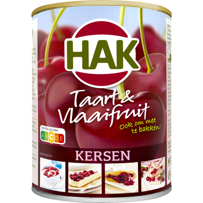 Een afbeelding van Hak Taart & vlaaifruit kersen