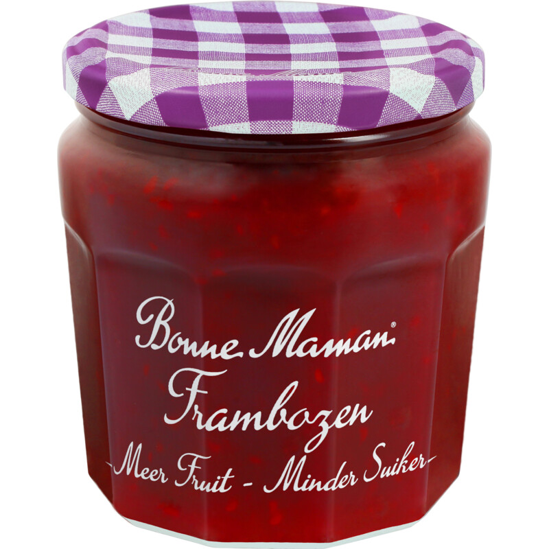 Een afbeelding van Bonne Maman Frambozen meer fruit minder suiker