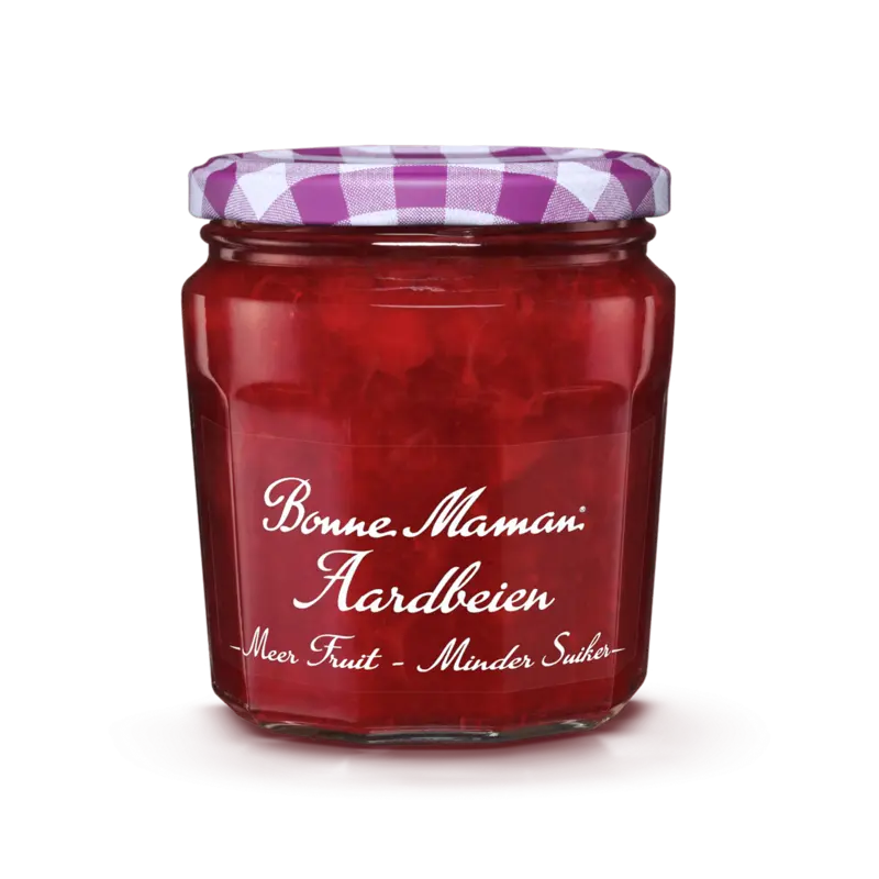 Bonne Maman Aardbeien meer fruit minder suiker
