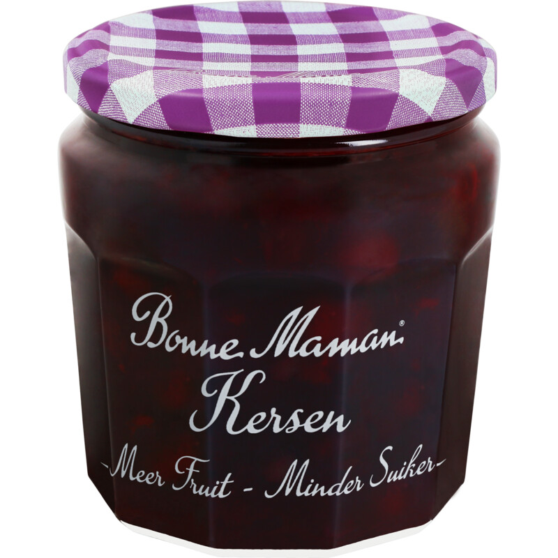 Een afbeelding van Bonne Maman Kersen meer fruit minder suiker