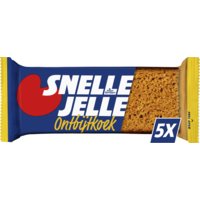 Een afbeelding van Snelle Jelle Ontbijtkoek naturel 5-pack