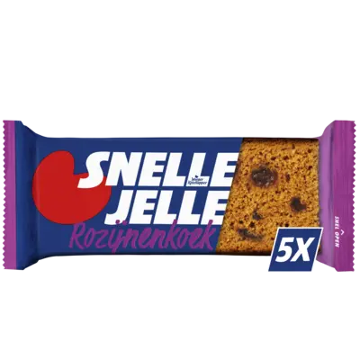pdp-image-Snelle Jelle Kruidkoek rozijn 5-pack