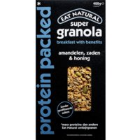 Een afbeelding van Eat Natural Super granola proteïn amandel-zaden
