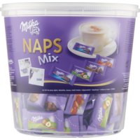 Een afbeelding van Milka Horeca mixbox chocolade naps