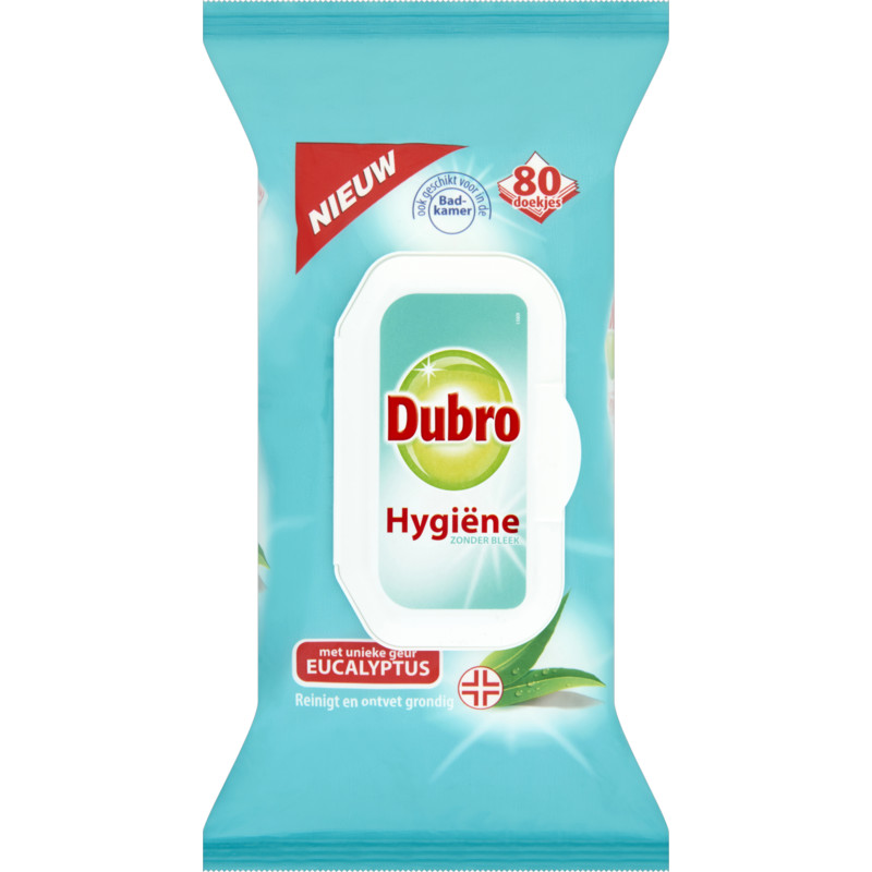 Een afbeelding van Dubro Doekjes hygiene eucalyptus