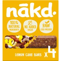 Een afbeelding van Nakd. Lemon cake bars