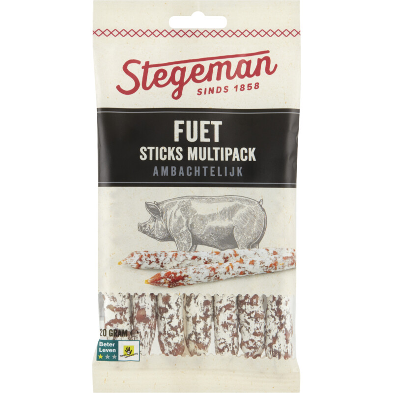 Een afbeelding van Stegeman Fuet ambachtelijk sticks multipack