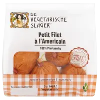 Vegetarische Slager Vegan petit filet americain