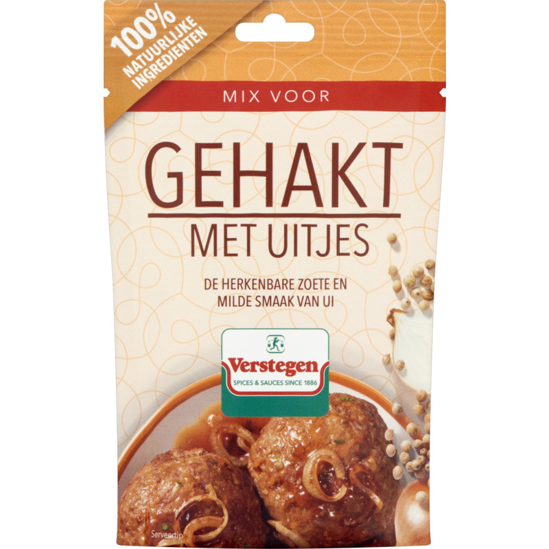 Een afbeelding van Verstegen Mix voor gehakt met uitjes