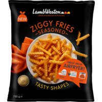Een afbeelding van LambWeston Ziggy fries seasoned