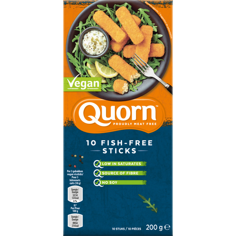 Een afbeelding van Quorn 10 Fish-Free Sticks