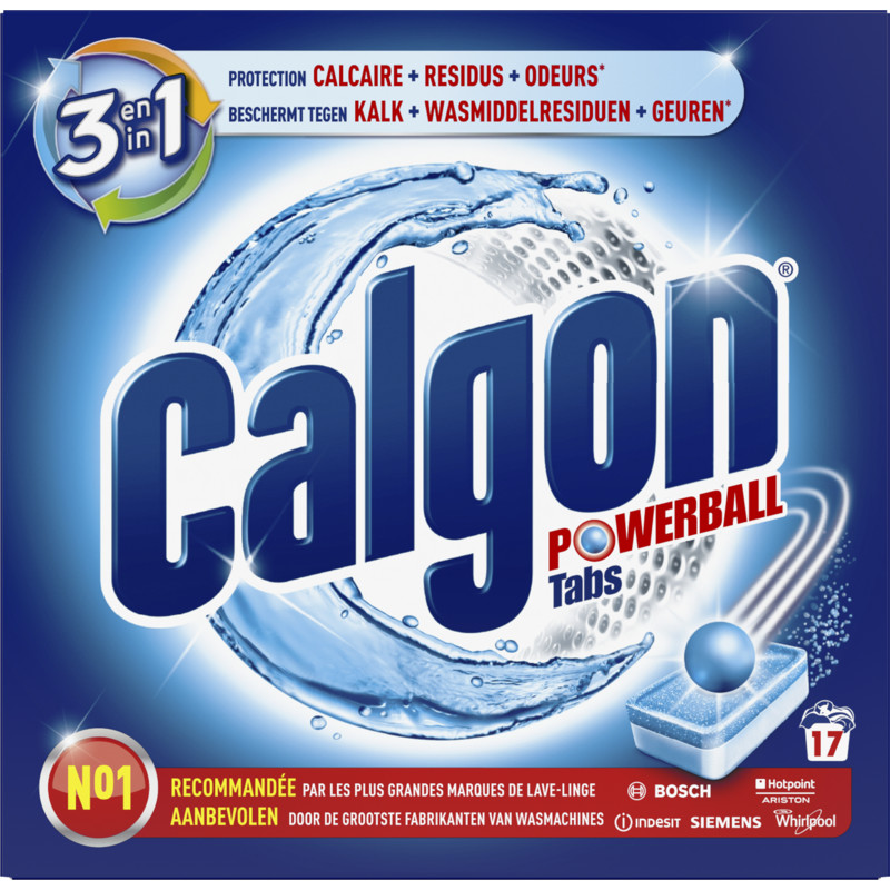 Een afbeelding van Calgon Wasmachinereiniger anti kalk tabletten