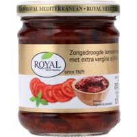 Een afbeelding van Royal Tomatenreepjes in 100% ev olijfolie