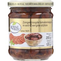Een afbeelding van Royal Tomatenreepjes in 100% ev olijfolie