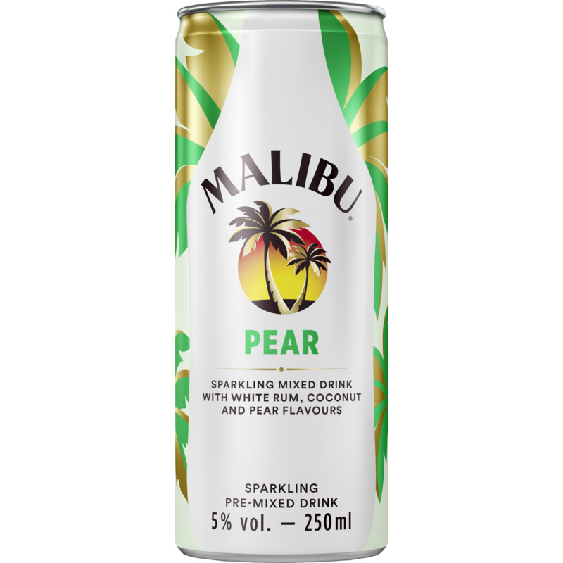 Een afbeelding van Malibu Rum & pear