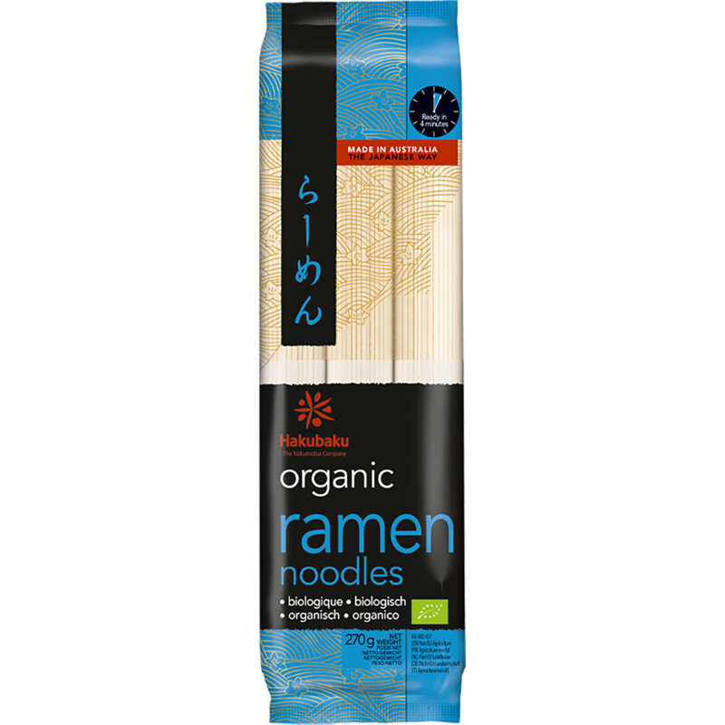Een afbeelding van Hakubaku Organic ramen noodles