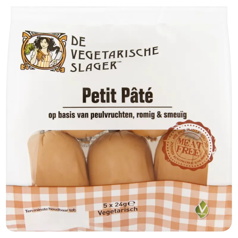 Vegetarische Slager Vegan petit pate