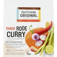 Een afbeelding van Fairtrade Original Kruidenpasta rode curry