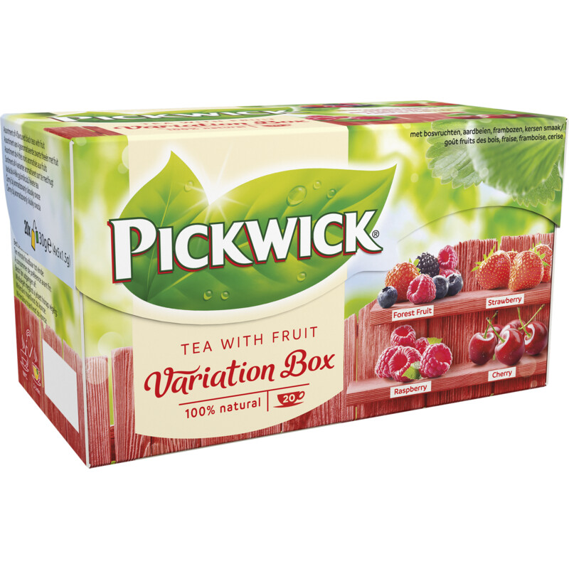 Een afbeelding van Pickwick Variatiebox rood vruchtenthee