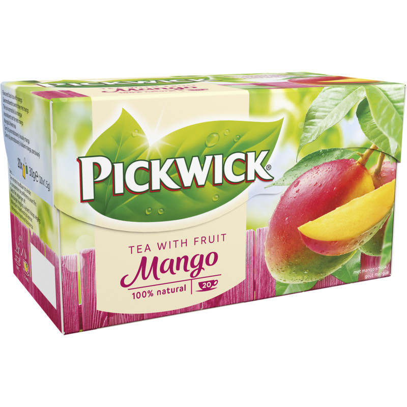 Een afbeelding van Pickwick Tea with fruit mango