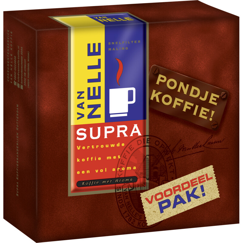 Een afbeelding van Van Nelle Supra snelfiltermaling voordeelpak