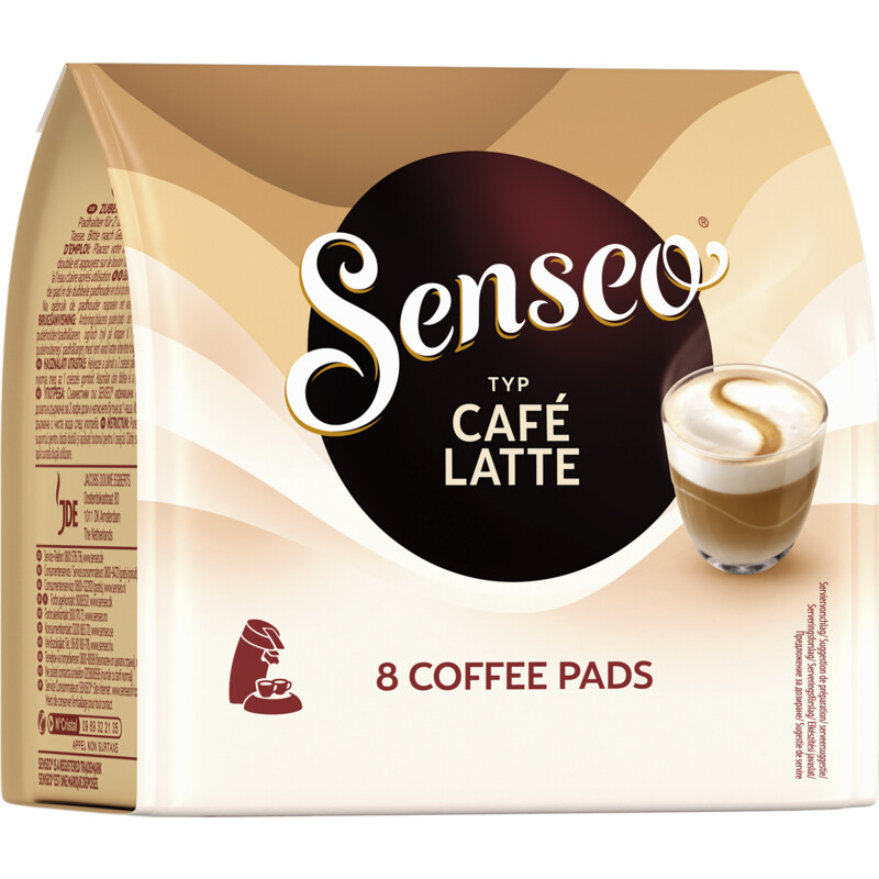 Een afbeelding van Senseo Café latte coffee pads
