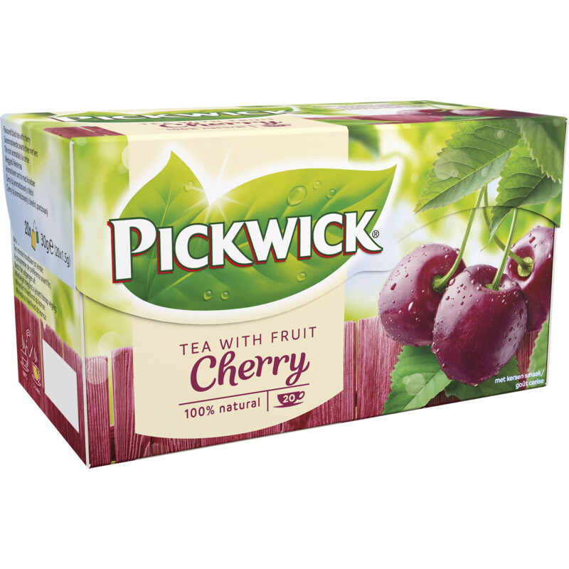 Een afbeelding van Pickwick Tea with fruit cherry