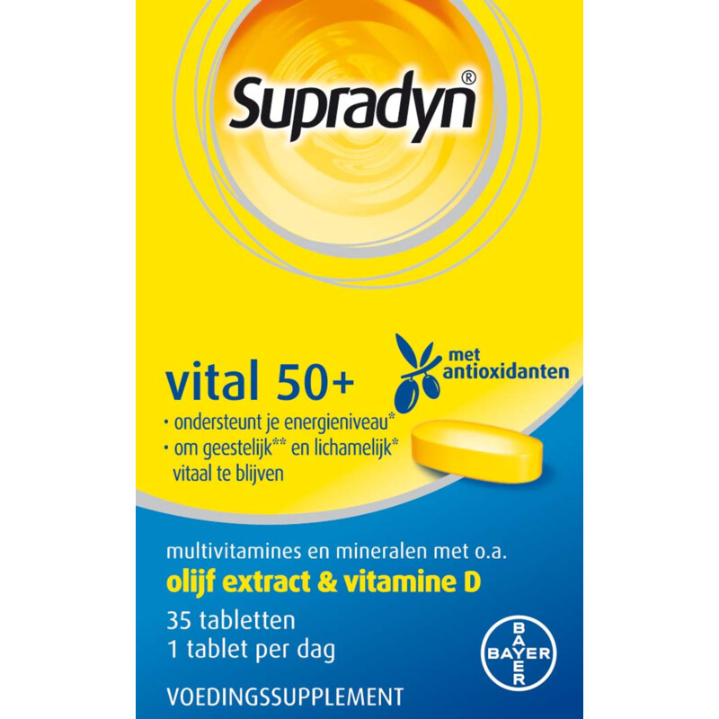 Een afbeelding van Supradyn Vital 50+  multivitamine