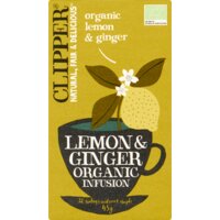 Een afbeelding van Clipper Lemon & Ginger organic infusion