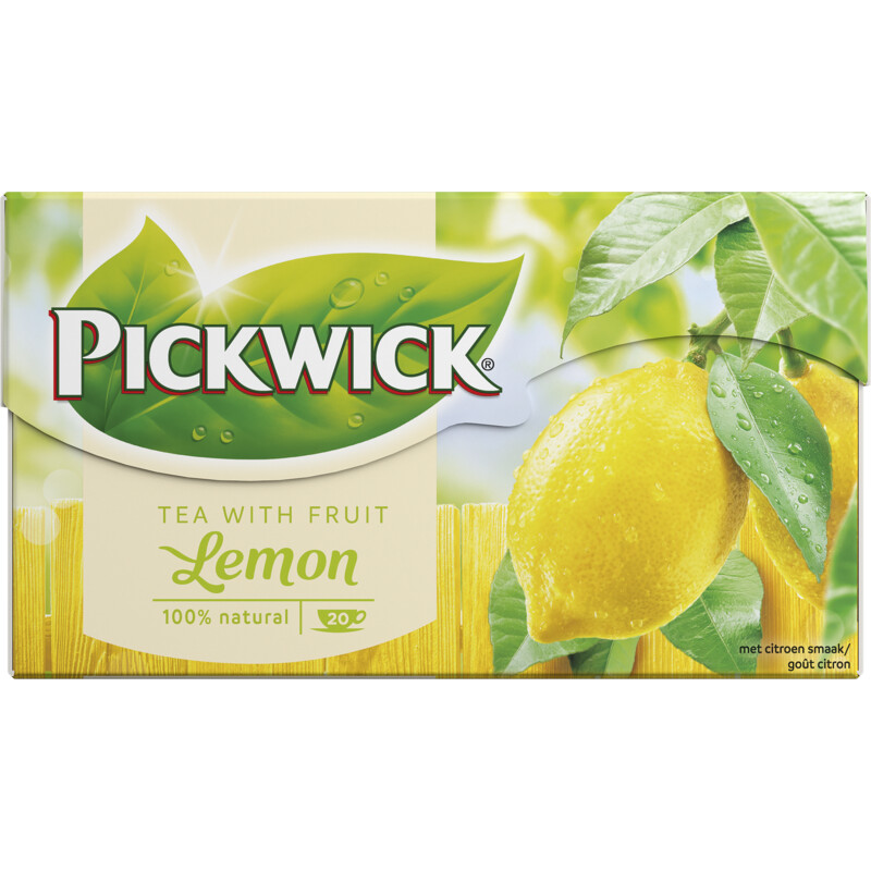 Een afbeelding van Pickwick Tea with fruit lemon