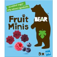 Een afbeelding van Bear Fruit minis framboos en blauwe bes