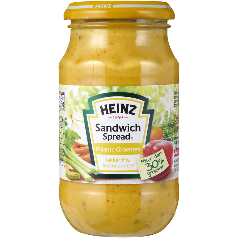 Een afbeelding van Heinz Sandwich Spread Pikante Groenten