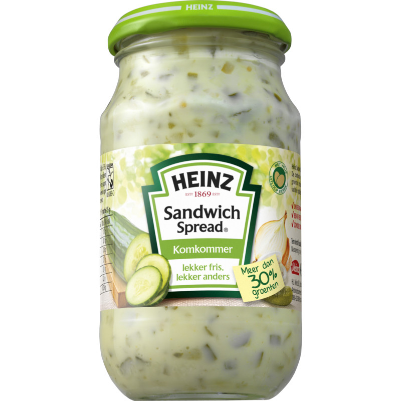 Een afbeelding van Heinz Sandwich spread komkommer