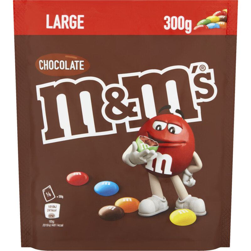Een afbeelding van M&M's choco pouch 300g