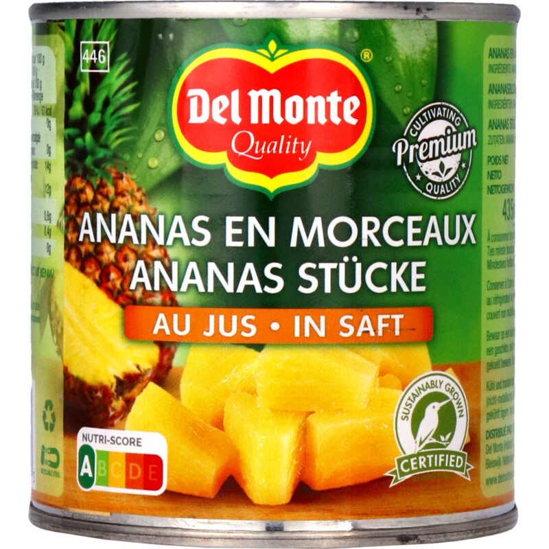 Een afbeelding van Del Monte Ananas blokjes op sap