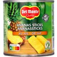 Een afbeelding van Del Monte Ananassticks op sap